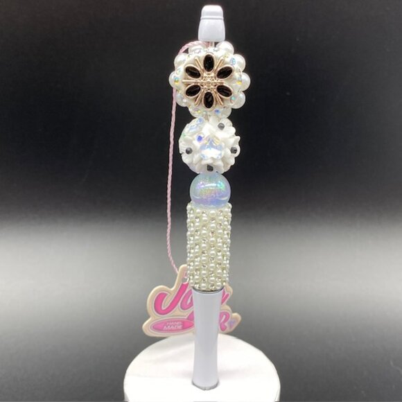 Fancy Beaded Ballpoint Pen - JoJo DIY Original Collectible - Picture 1 of 4